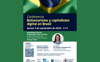 Conferencia: Bolsonarismo y capitalismo digital en Brasil